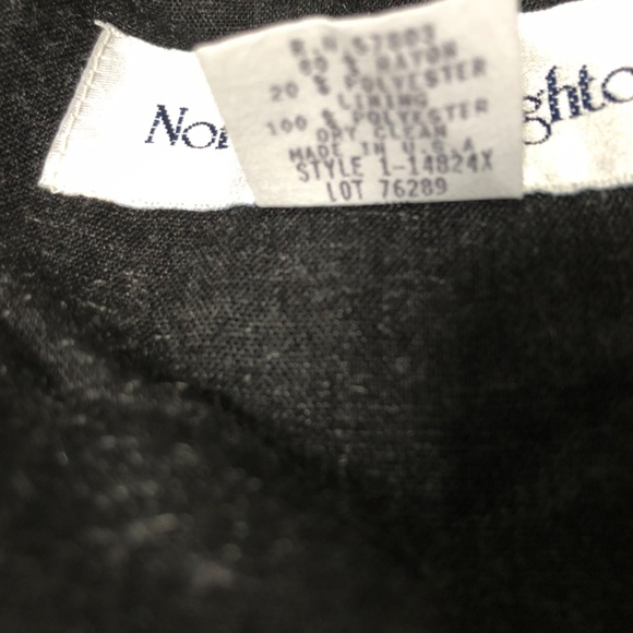 Charcoal Grey Long Blazer/Jacket with Black Velvet Collar - 10 - Picture 8 of 8